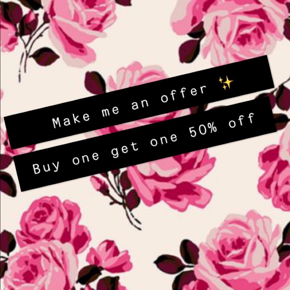 Offers are welcomed!